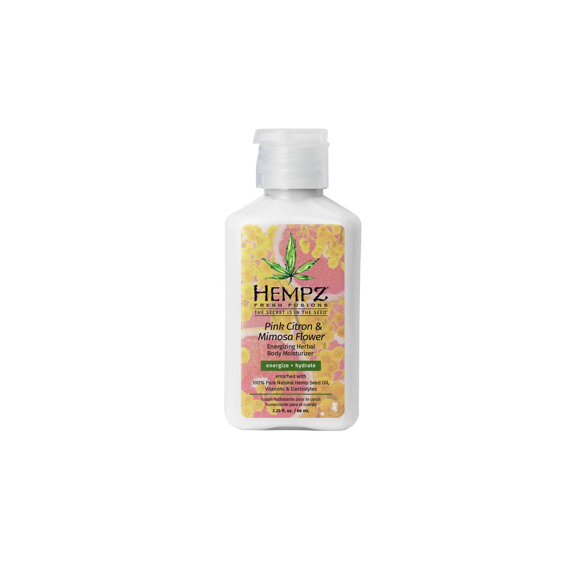 Pink Citron & Mimosa Flower Energizing Herbal Body Moisturizer