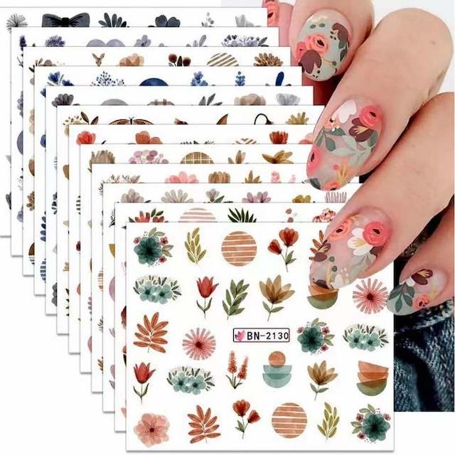 WATER Sticker Decals - Flowers