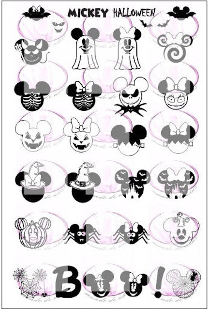 MICKEY Halloween stamping