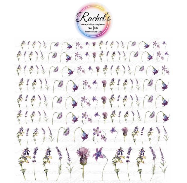 Nail Decals Waterslide nail art decals s/xl (Lavender )