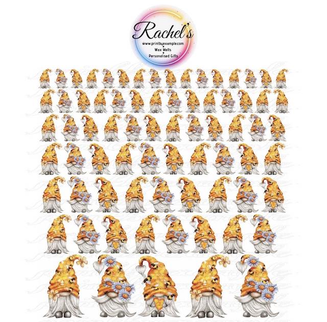 Nail Decals Waterslide nail art decals s/xl (bee gonks)