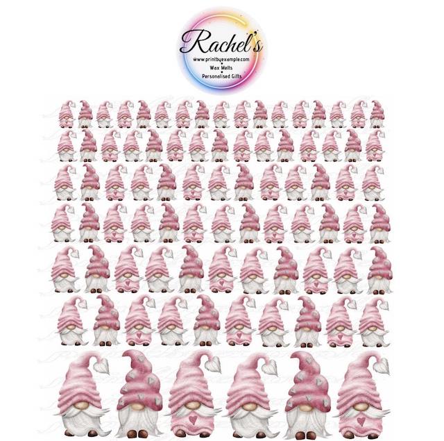 Nail Decals Waterslide nail art decals s/xl (Pink Gonks)