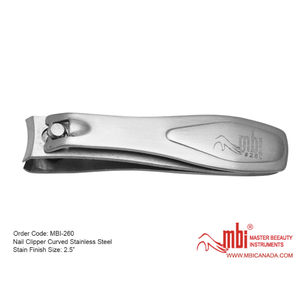 Small Nail Clipper Stainless steel CVD Size: 2.5"
