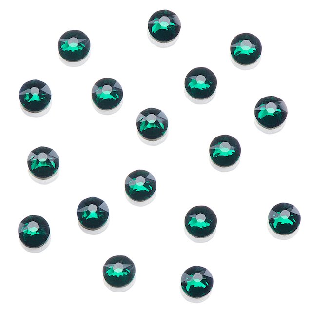 EMERALD CRYSTAL RHINESTONES - ss5 144pk